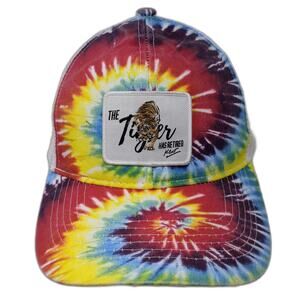 The Tiger Has Retired Snapback Trucker Hat Multi One Size Adjustable Mesh Back